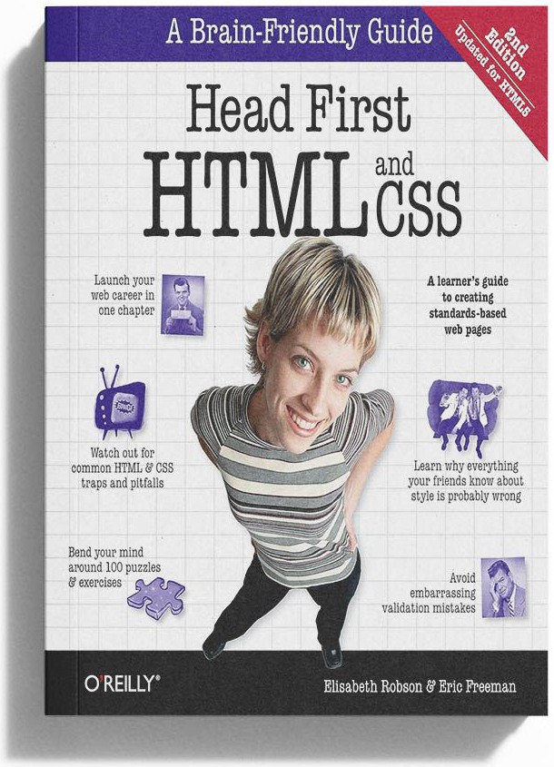 Head First HTML and CSS cover